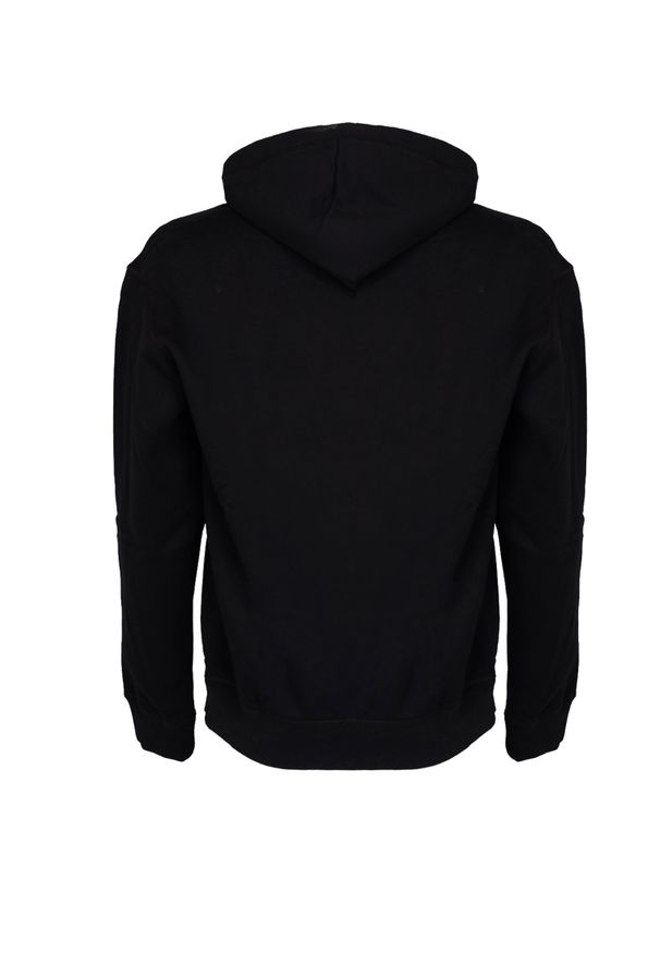 DSQUARED2 - Dsquared2 Bluza "Smilley" | S79GU0081 S25538 | Mężczyzna | Czarny. Okazja: na co dzień. Typ kołnierza: kaptur. Kolor: czarny. Materiał: bawełna. Wzór: nadruk. Sezon: lato. Styl: sportowy, elegancki, casual