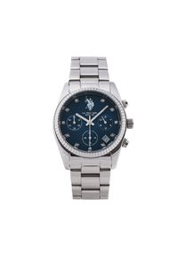 U.S. Polo Assn. Zegarek Amelie USP8320BL Srebrny. Kolor: srebrny