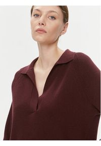 Calvin Klein Sweter Essential K20K206019 Bordowy Relaxed Fit. Kolor: czerwony. Materiał: syntetyk #2