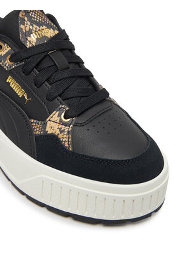 Puma Sneakersy Karmen II Idol Snake Chic 400395 02 Czarny. Kolor: czarny. Materiał: skóra