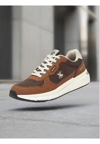 Beverly Hills Polo Club Sneakersy CEO-V5-MARCO Brązowy. Kolor: brązowy. Materiał: materiał #7