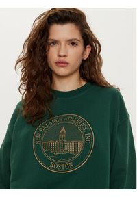 New Balance Bluza WT43553 Zielony Oversize. Kolor: zielony. Materiał: bawełna #4