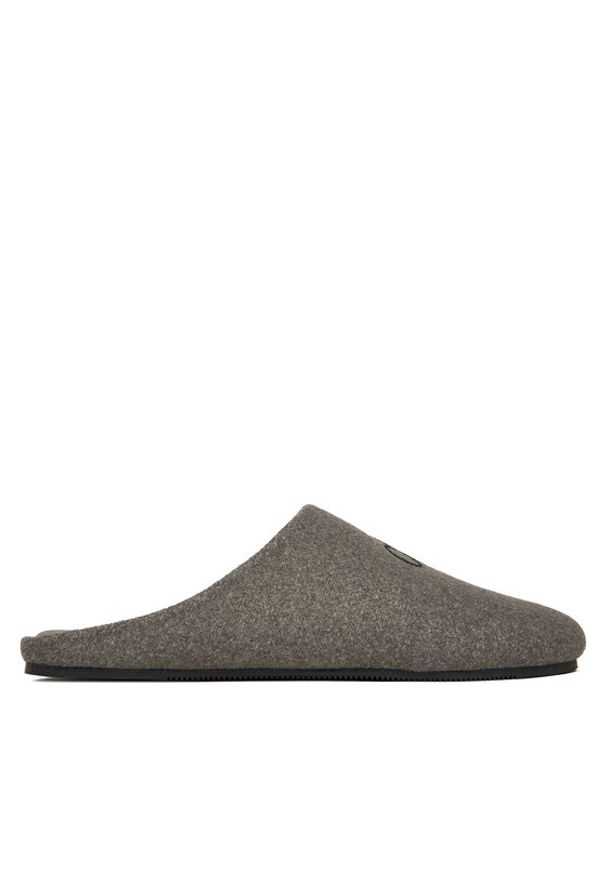 Calvin Klein Kapcie Home Slipper Mule HM0HM01931 Szary. Kolor: szary. Materiał: materiał
