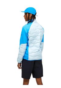 Kurtka Peak Performance puchowa męska Helium Down Hybrid Jacket niebieska - XXL. Kolor: niebieski. Materiał: puch