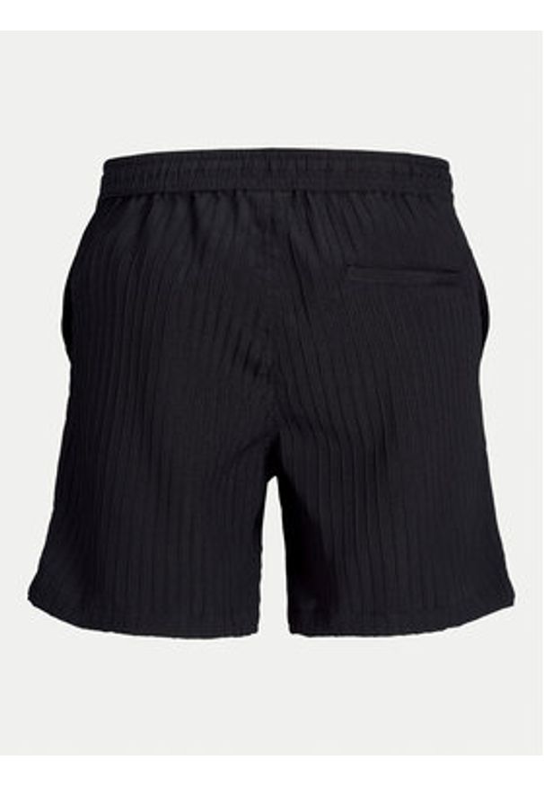Jack & Jones Szorty materiałowe Jaiden 12269672 Czarny Relaxed Fit. Kolor: czarny. Materiał: syntetyk