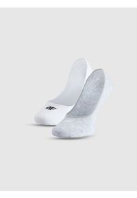 4f - 4F Skarpetki casual niewidoczne (2-pack) damskie - multikolor 35-38. Kolor: wielokolorowy. Materiał: poliamid, włókno, materiał, bawełna