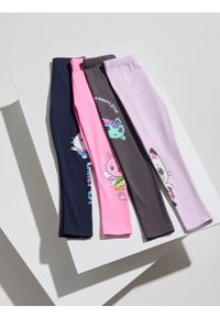 Sinsay - Bawełniane legginsy Gabby's Dollhouse 4 pack - wielobarwny. Materiał: bawełna
