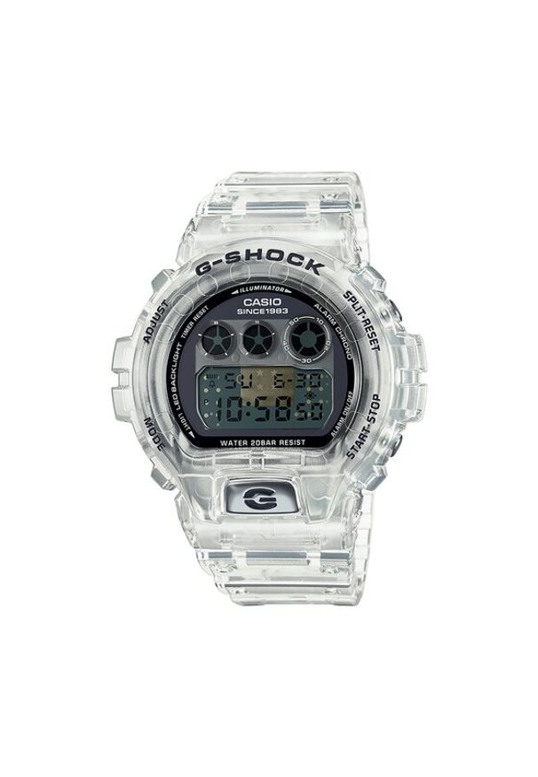 G-Shock Zegarek 40th Anniversary Clear Remix DW-6940RX-7ER Przezroczysty. Materiał: syntetyk