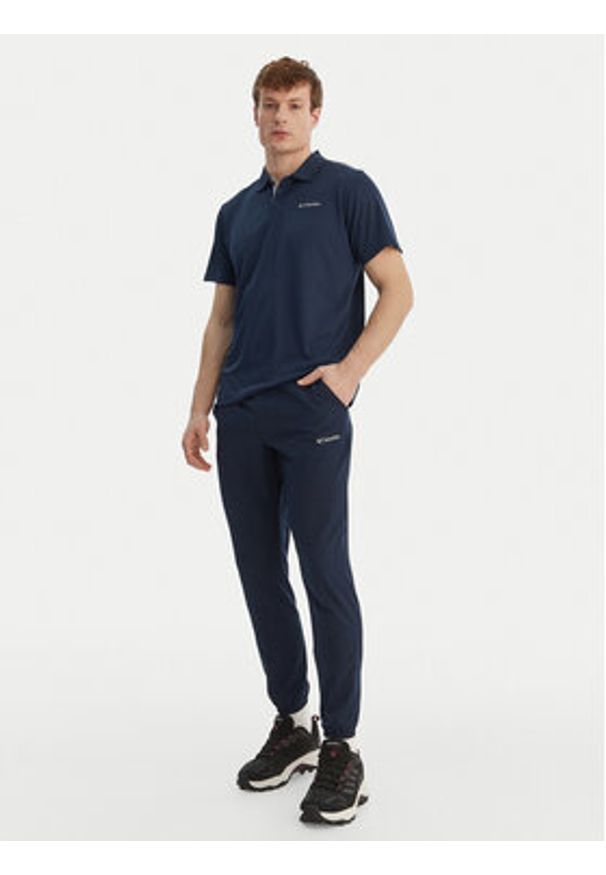 columbia - Columbia Spodnie dresowe Vital Valley™ 2161062 Granatowy Regular Fit. Kolor: niebieski. Materiał: syntetyk