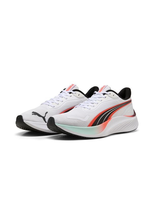 Puma - Buty do biegania Pounce Lite PUMA. Kolor: czerwony, biały, wielokolorowy