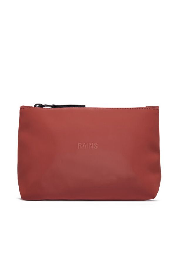 Rains Kosmetyczka Cosmetic Bag 15600 Koralowy. Kolor: pomarańczowy. Materiał: materiał