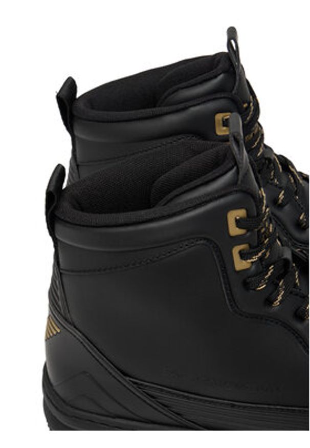 EA7 Emporio Armani Sneakersy 7X000298 AF18440 MC021 Czarny. Kolor: czarny. Materiał: materiał