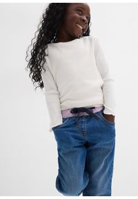 bonprix - Wygodne dżinsy termiczne na podszewce z polaru. Kolekcja: plus size. Kolor: niebieski. Styl: elegancki #3