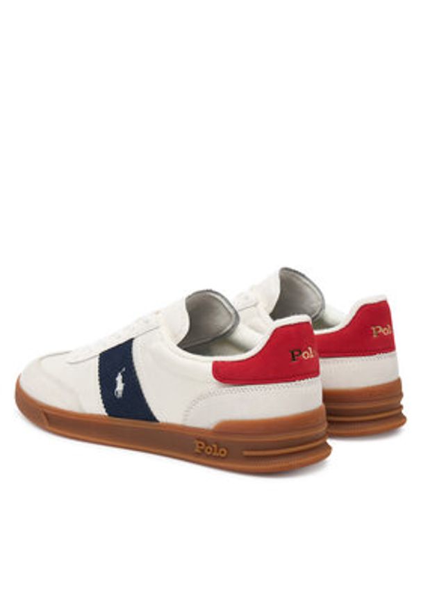 Polo Ralph Lauren Sneakersy 809P01616001 Biały. Kolor: biały. Materiał: skóra