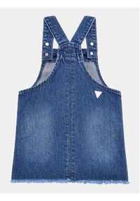 Guess Sukienka jeansowa K4RK04 D45E0 Niebieski Regular Fit. Kolor: niebieski. Materiał: bawełna #4