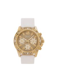 Guess Zegarek Majesty GW0772L3 Biały. Kolor: biały