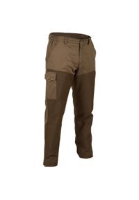 Spodnie myśliwskie SOLOGNAC Renfort 100. Kolor: brązowy. Materiał: poliester, materiał, bawełna #1