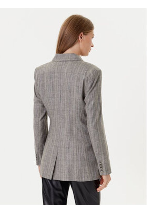 Marella Marynarka Rob 2523046081 Szary Regular Fit. Kolor: szary. Materiał: wiskoza