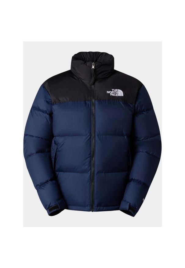 Kurtka Puchowa Męska The North Face M 1996 Retro Nuptse. Kolor: czarny, niebieski, wielokolorowy. Materiał: puch. Sport: wspinaczka, turystyka piesza
