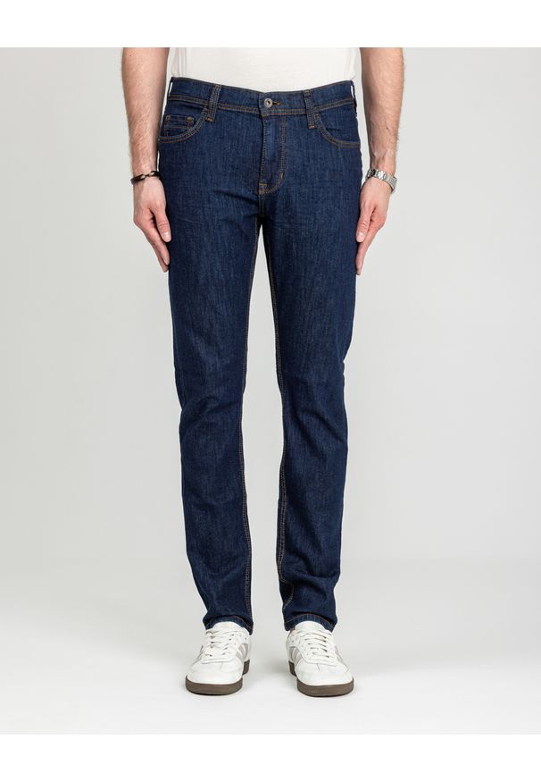 Męskie Spodnie Jeansowe Mustang Style Vegas Slim Denim Blue 1018015 5000 901
