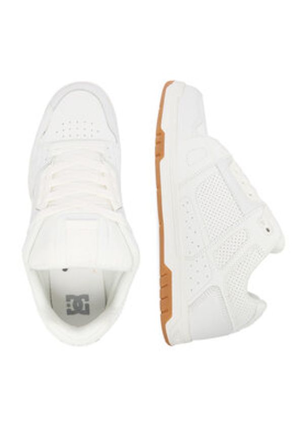 DC Shoes Sneakersy CEO-SV5-10121 Biały. Kolor: biały. Materiał: skóra