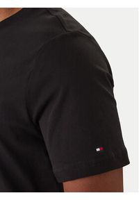 TOMMY HILFIGER - Tommy Hilfiger T-Shirt Brand Love MW0MW41453 Czarny Regular Fit. Kolor: czarny. Materiał: bawełna #4