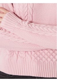 Moss Copenhagen Sweter Solbrit 17180 Różowy Regular Fit. Kolor: różowy. Materiał: syntetyk #3