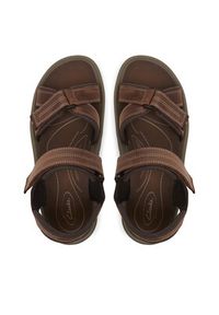 Clarks Sandały Wesley Shore 26182009 Brązowy. Kolor: brązowy. Materiał: skóra #4