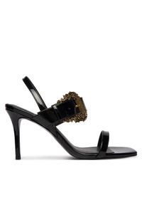 Versace Jeans Couture Sandały 80VA3S71 ZS190 899 Czarny. Kolor: czarny. Materiał: skóra #1