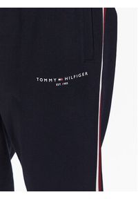 TOMMY HILFIGER - Tommy Hilfiger Spodnie dresowe MW0MW30030 Granatowy Regular Fit. Kolor: niebieski. Materiał: bawełna #5