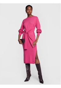 Ted Baker Sukienka dzianinowa Essya 266256 Różowy Regular Fit. Kolor: różowy. Materiał: wiskoza #2