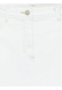 Olsen Spódnica jeansowa 16001361 Biały Regular Fit. Kolor: biały. Materiał: bawełna #5