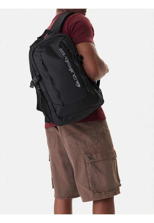 Quiksilver Plecak CEOWB-QUIC-F-001-09 Czarny. Kolor: czarny. Materiał: materiał