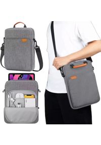 Torba Alogy Torba na laptopa/ iPada Pro Air/ tablet 11-13 cal męska damska Unisex Pasek na ramię etui futerał pokrowiec Alogy saszetka szara. Kolor: szary