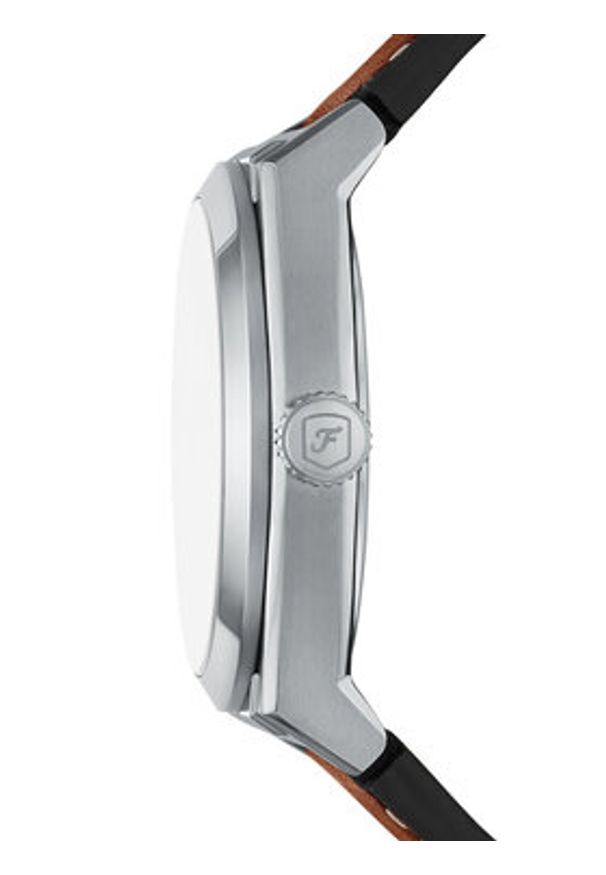 Fossil Zegarek Everett FS6115 Brązowy. Kolor: brązowy. Materiał: skóra