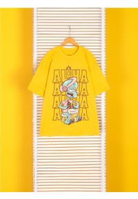 Sinsay - Koszulka SpongeBob - żółty. Kolor: żółty. Wzór: nadruk #1