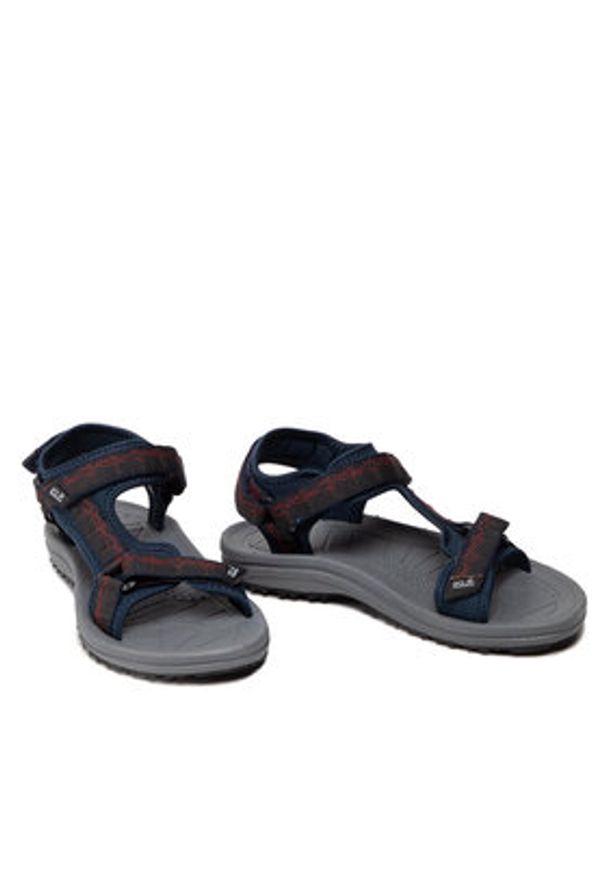 Jack Wolfskin Sandały Wave Breaker M 4052011 Granatowy. Kolor: niebieski. Materiał: materiał
