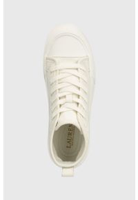 Lauren Ralph Lauren trampki Dakota damskie kolor biały 802908362001. Nosek buta: okrągły. Kolor: biały. Materiał: guma #2