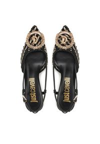 Just Cavalli Szpilki 80RA3S14 ZSE38 Czarny. Kolor: czarny. Materiał: skóra. Obcas: na szpilce #7