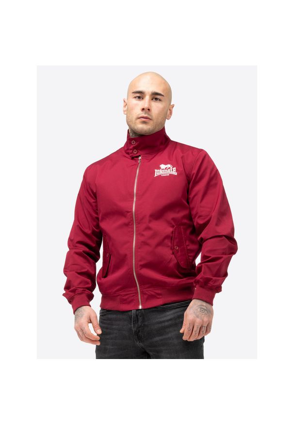 Kurtka puchowa Lonsdale Classic. Kolor: czerwony. Materiał: puch