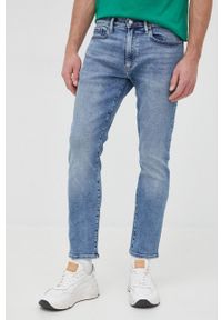 GAP jeansy męskie. Kolor: niebieski