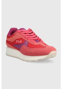 Fila sneakersy Soulrunner kolor czerwony. Nosek buta: okrągły. Zapięcie: sznurówki. Kolor: czerwony. Materiał: guma. Obcas: na platformie #5