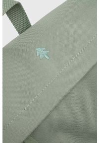 Lefrik plecak kolor zielony mały gładki. Kolor: zielony. Materiał: poliester. Wzór: gładki #3