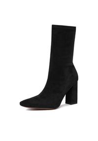 Nine West Botki CEO-AFRA-01 Czarny. Kolor: czarny. Materiał: materiał #4