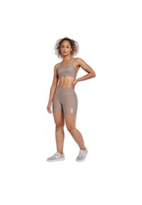Damskie bawełniane szorty mid-rise Hummel TE Maja. Kolor: szary, zielony, wielokolorowy. Materiał: bawełna. Wzór: aplikacja. Sport: fitness #2