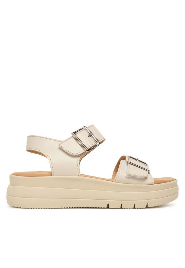 Sandały Tamaris. Kolor: kremowy