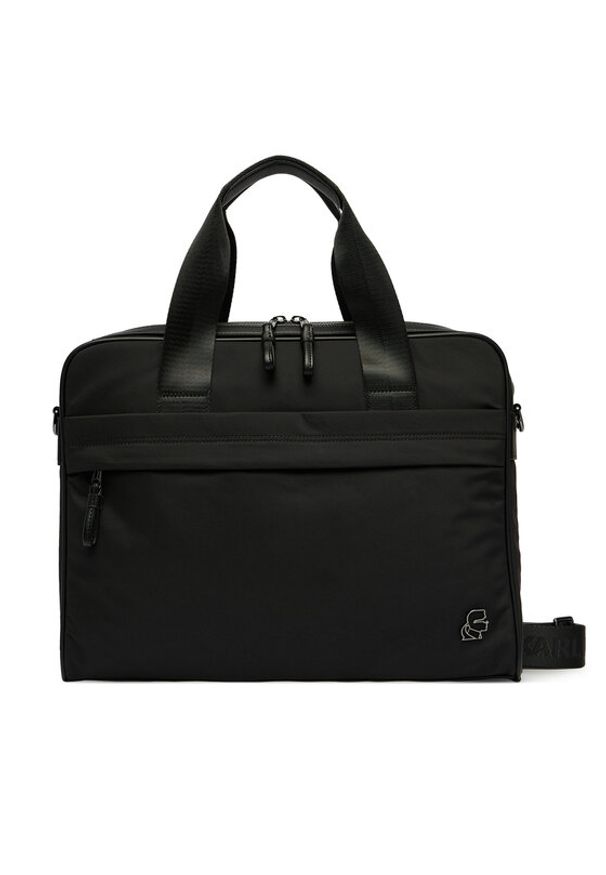 Karl Lagerfeld - KARL LAGERFELD Torba na laptopa A4M30191 Czarny. Kolor: czarny. Materiał: materiał