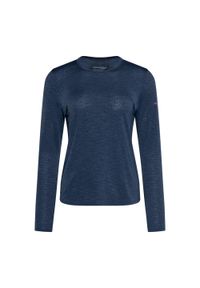 Longsleeve do biegania damska Saucony Stopwatch. Kolor: niebieski. Długość rękawa: długi rękaw #1