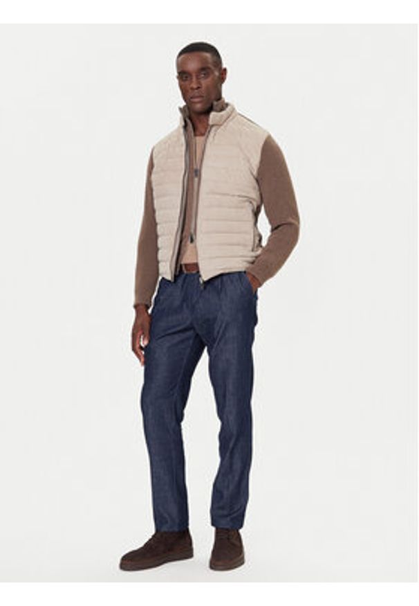 PAUL & SHARK - Paul&Shark Kurtka przejściowa 15311266 Beżowy Regular Fit. Kolor: beżowy. Materiał: wełna, skóra