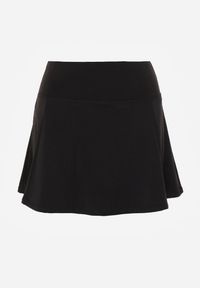 Renee - Czarne Tenisowe Spódnico-Spodenki z Elastycznego Materiału Natennia. Okazja: na co dzień. Kolor: czarny. Materiał: materiał. Styl: casual, sportowy #3
